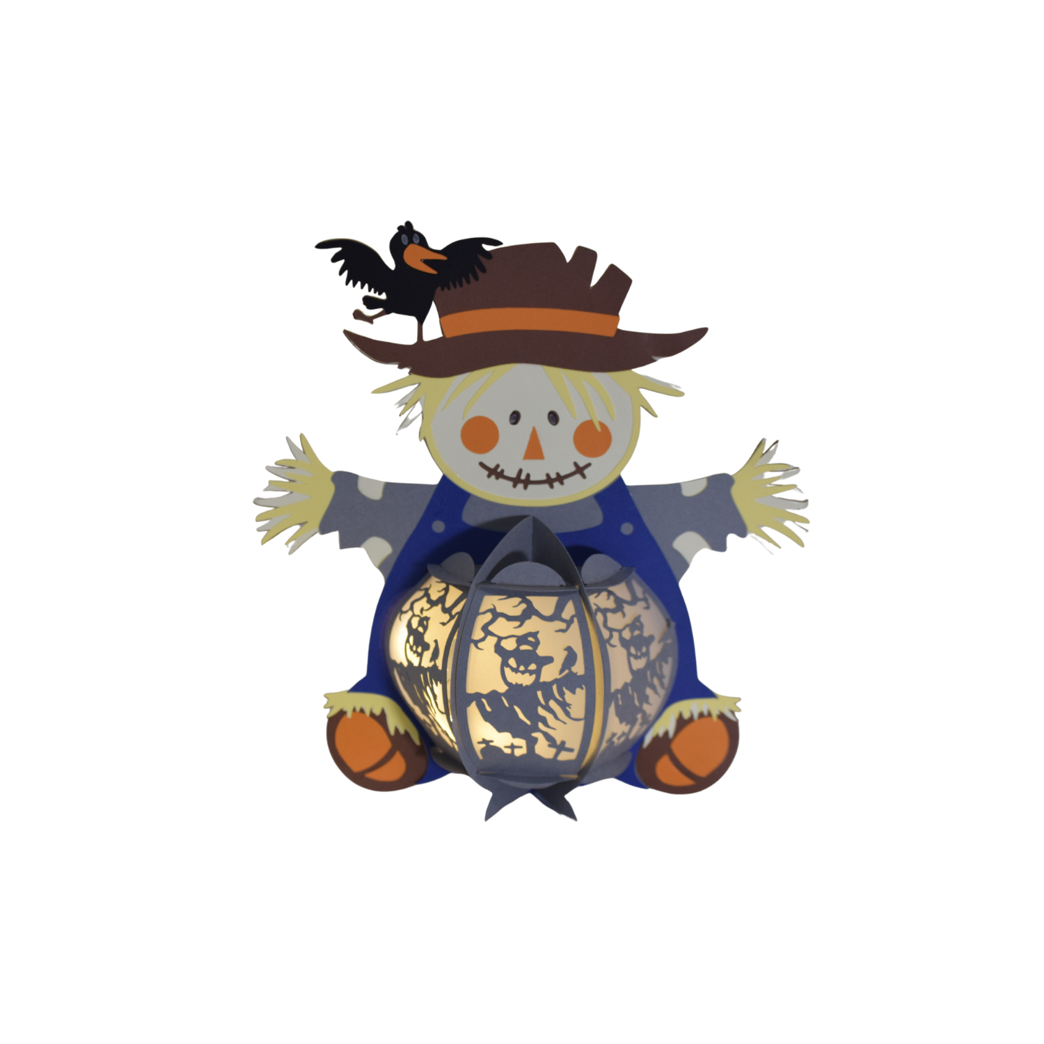 Boy Scarecrow Lantern