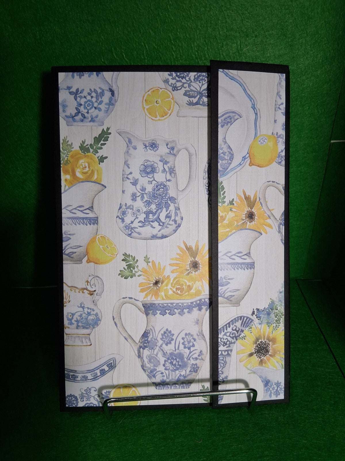 Blue Pitcher w/ Yellow Flowers Desk Organizer