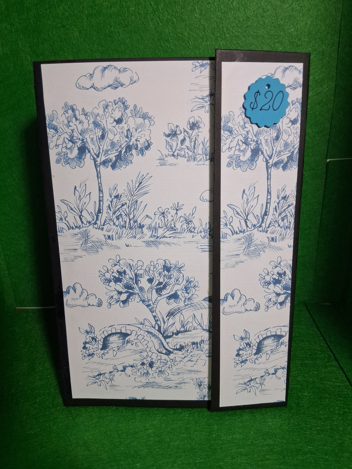 Blue Trees Desk Organizer