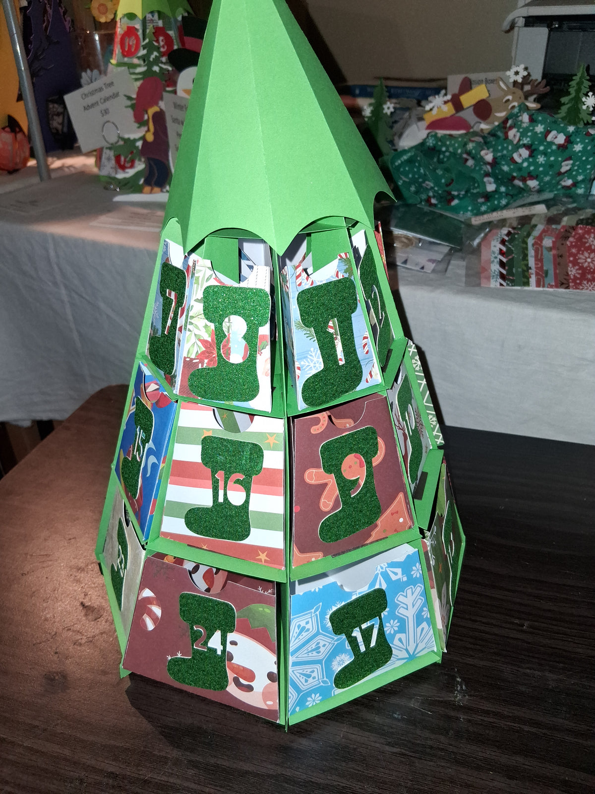 Christmas Tree Advent Calendar