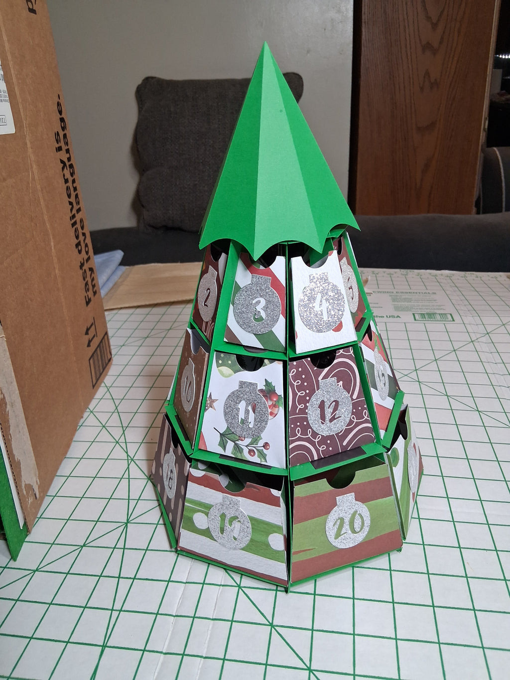 Christmas Tree Advent Calendar