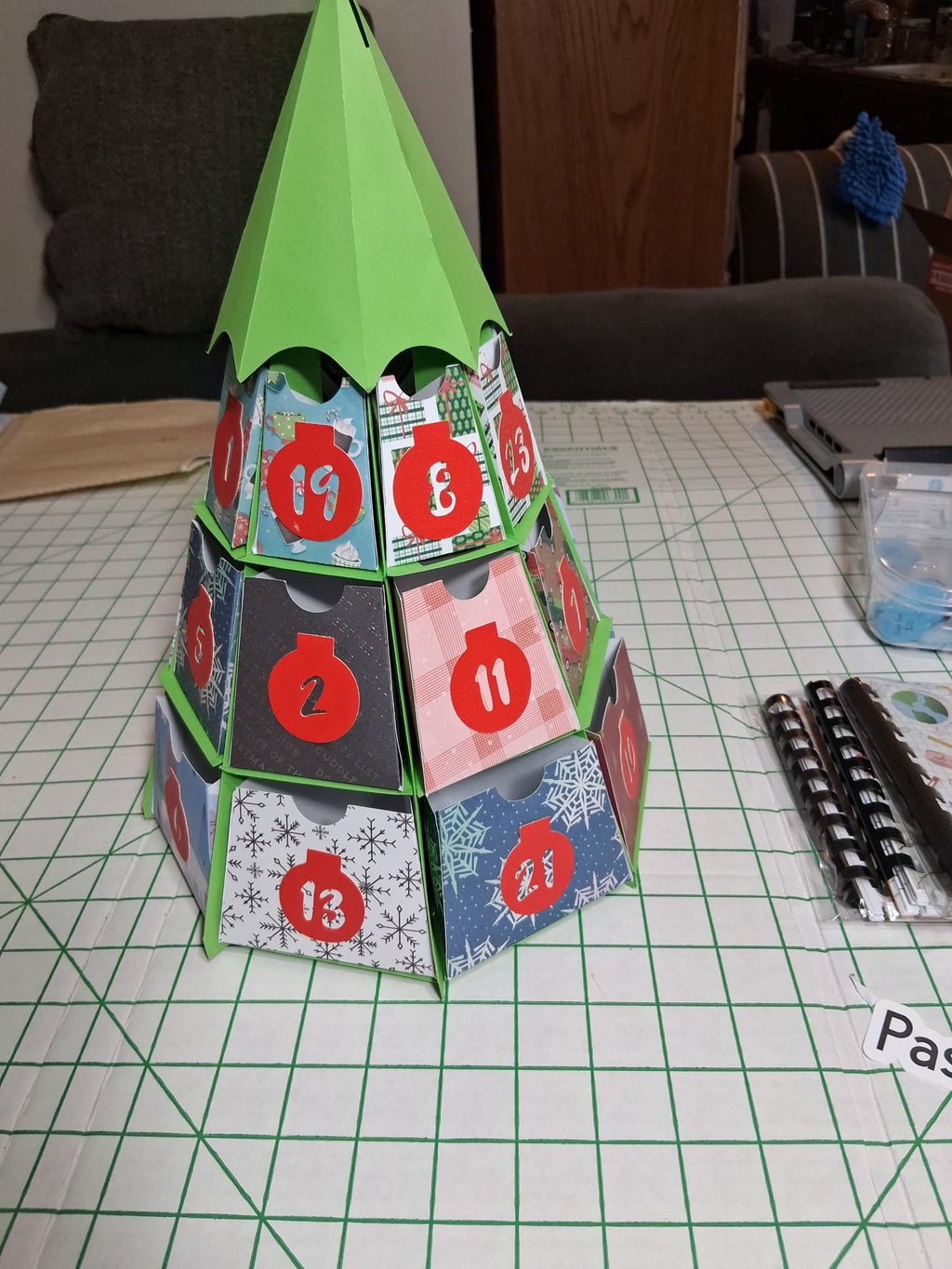 Christmas Tree Advent Calendar