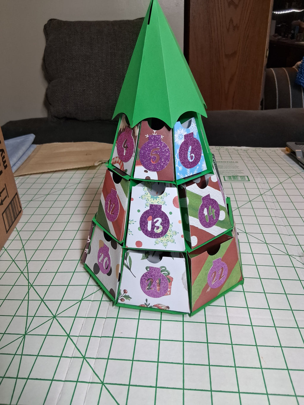 Christmas Tree Advent Calendar