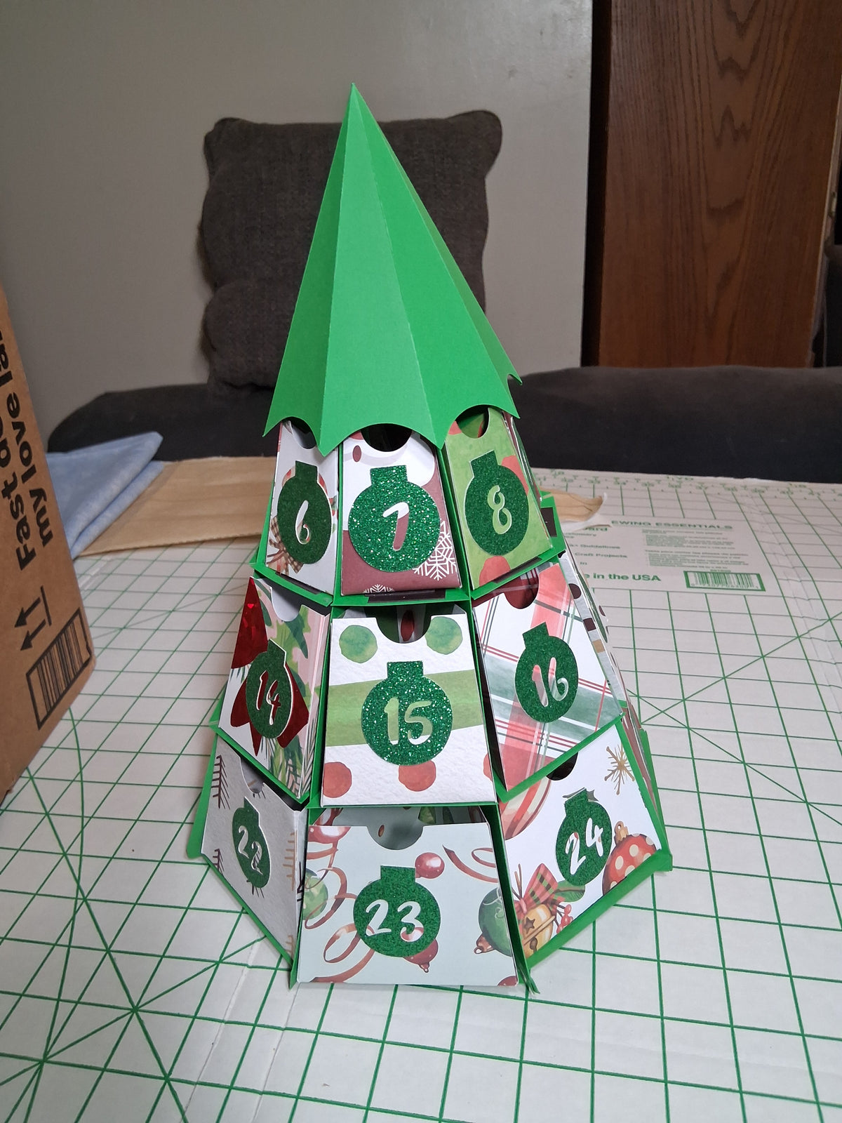 Christmas Tree Advent Calendar