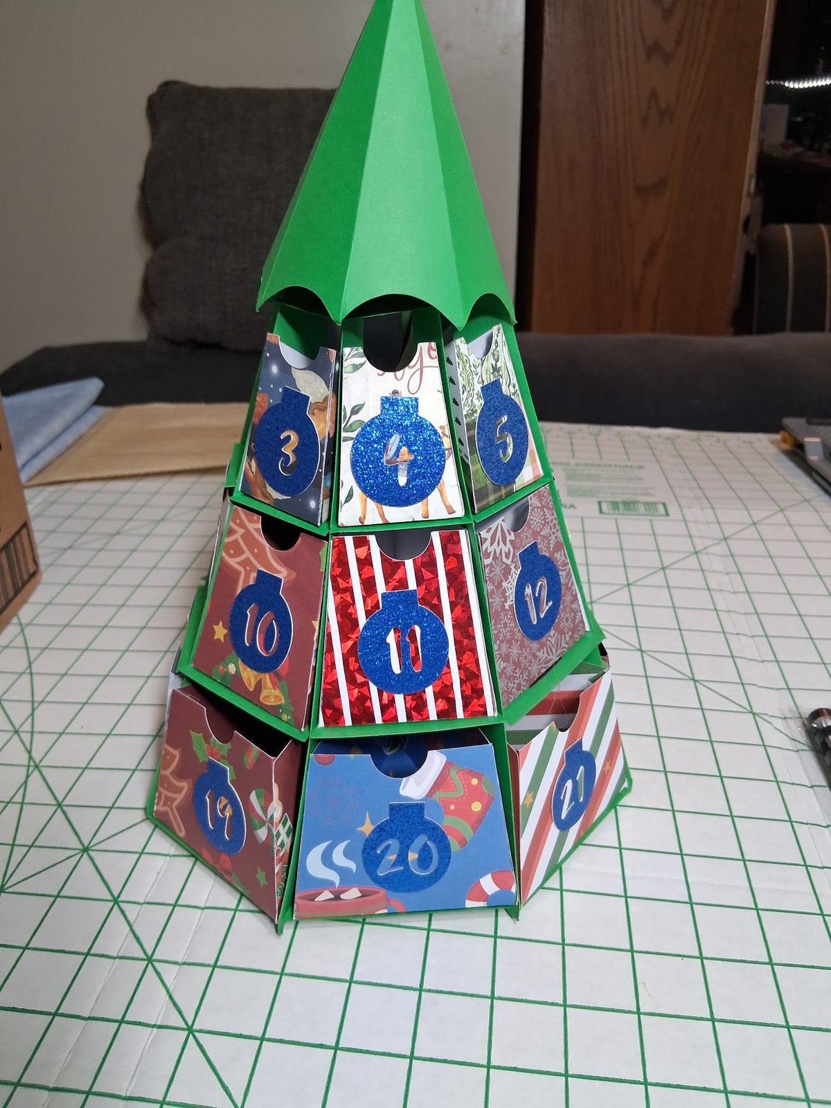 Christmas Tree Advent Calendar