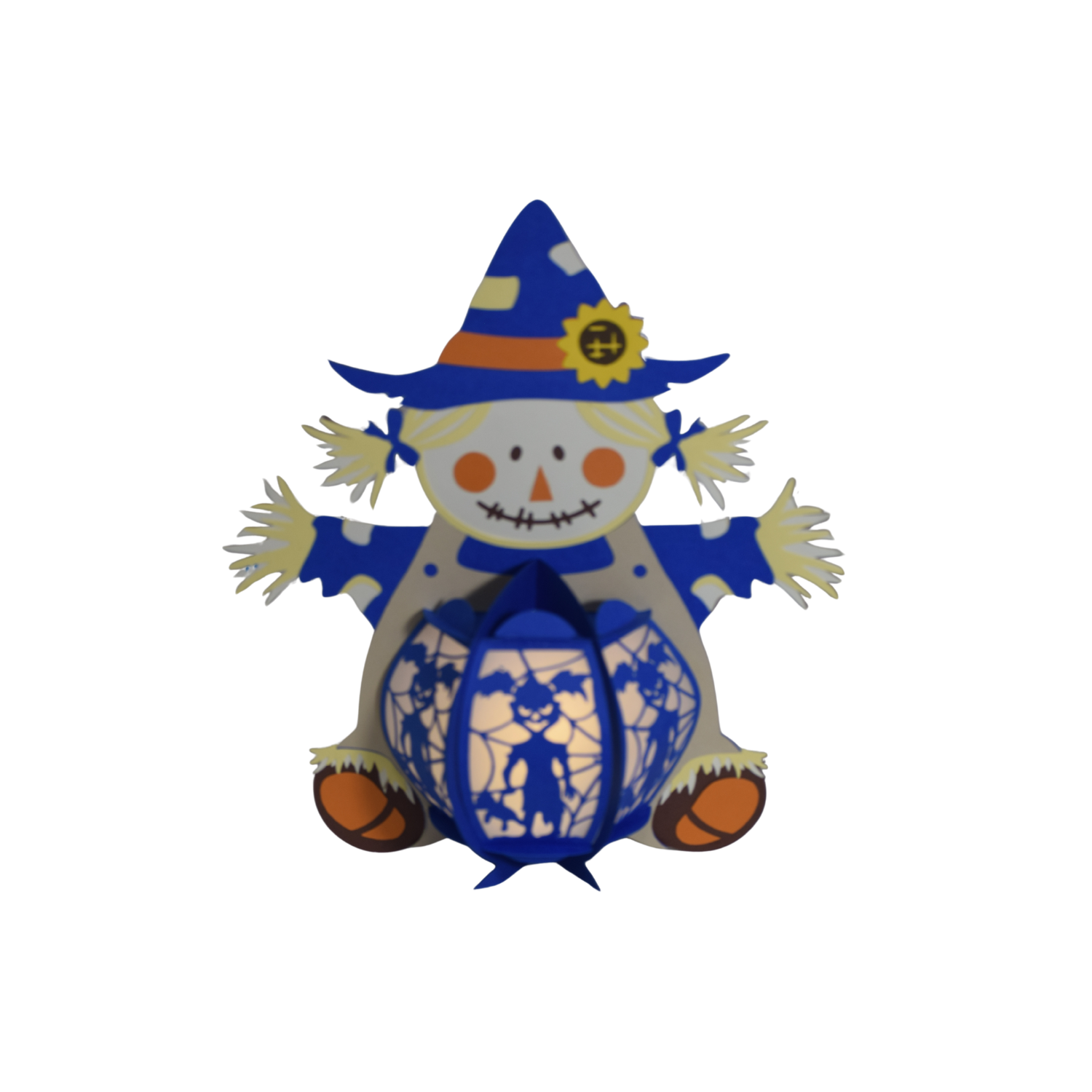 Girl Scarecrow Lantern
