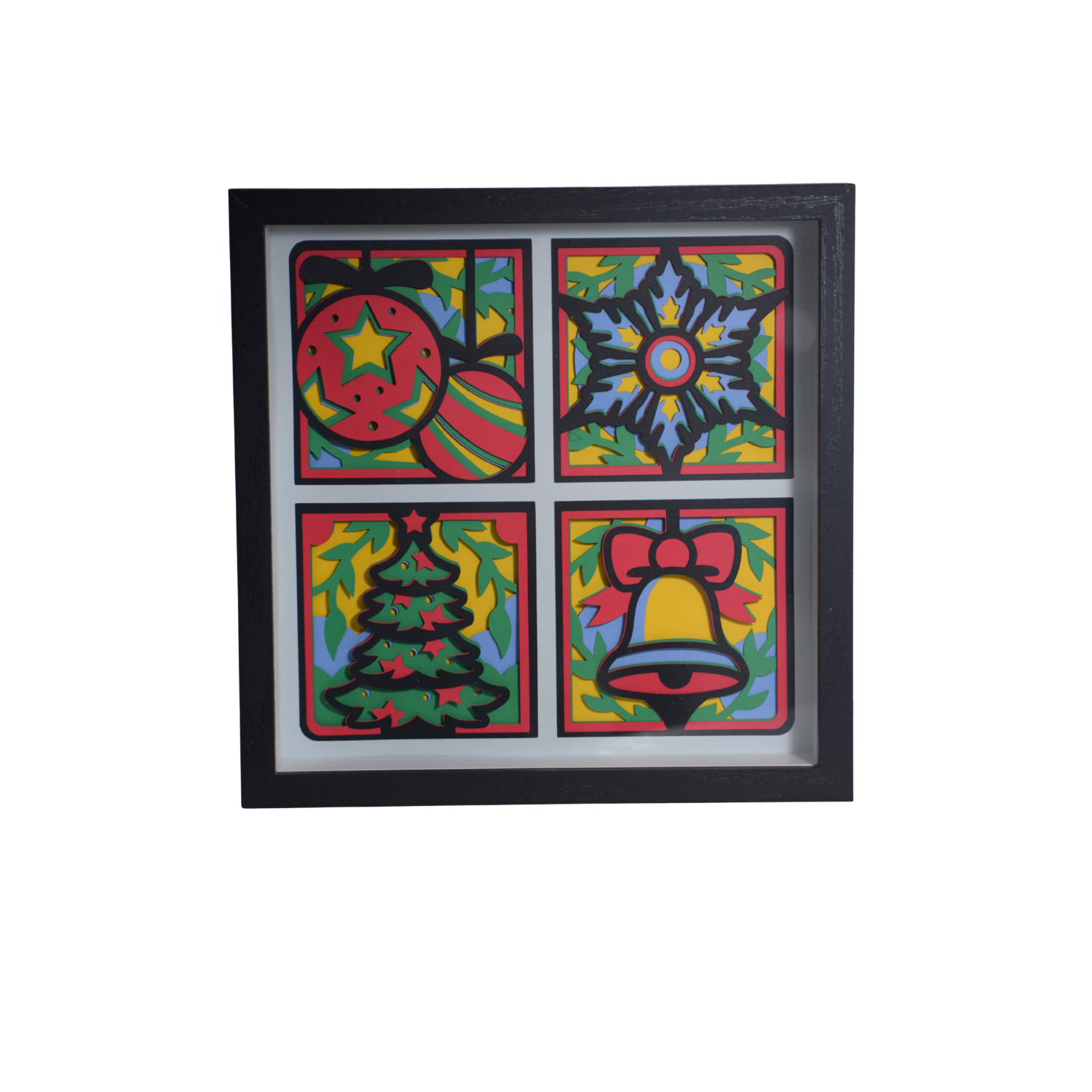 Christmas Baubles Shadowbox