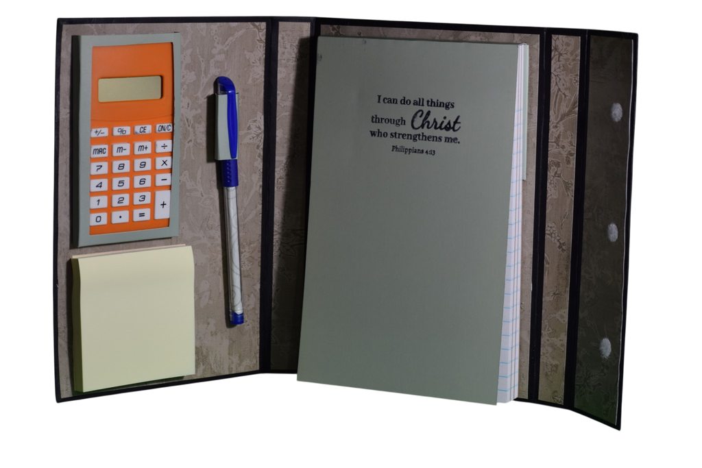Desk Organizer with a Calculator - A verse