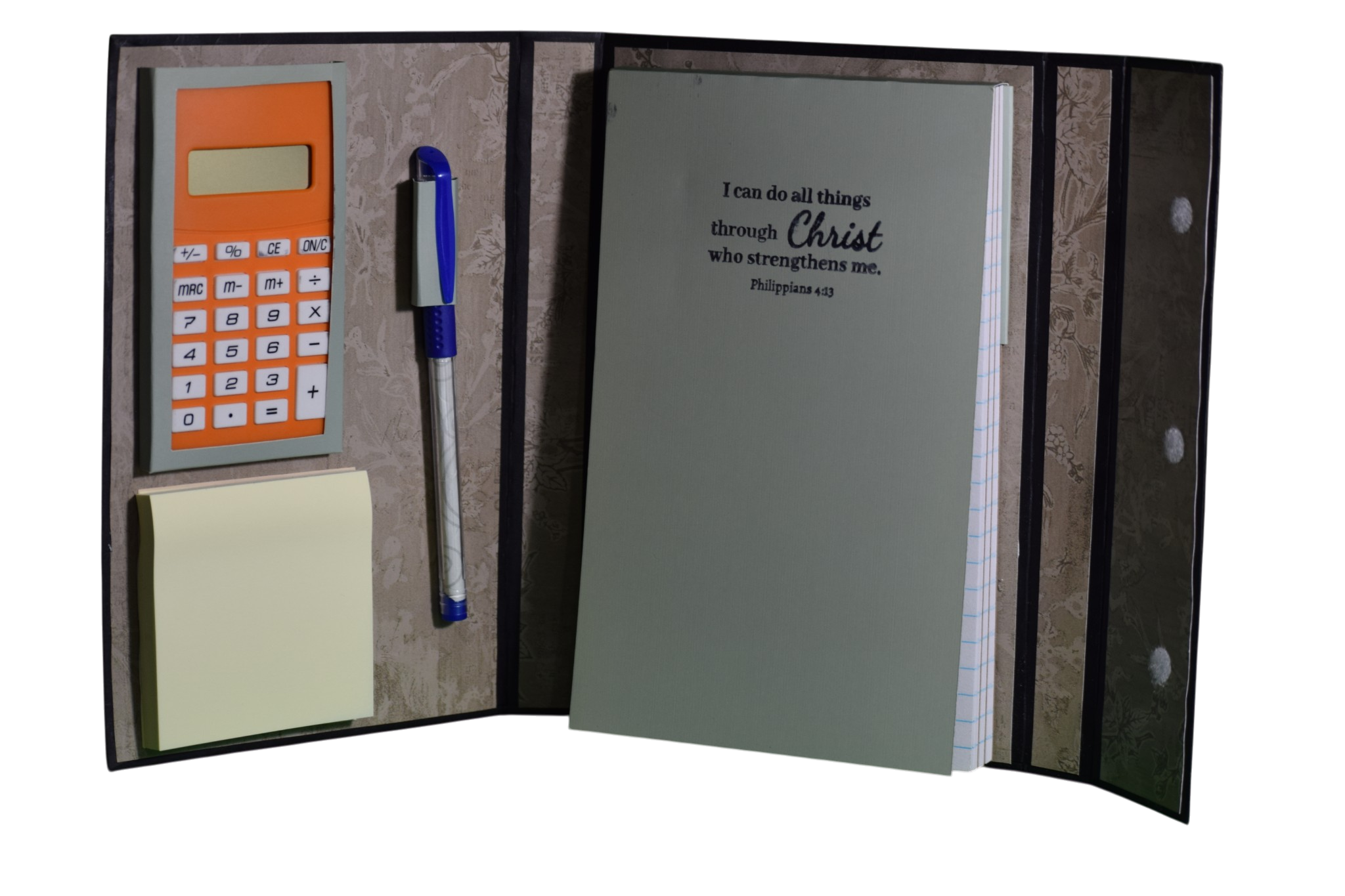 Desk Organizer with a Calculator - A verse