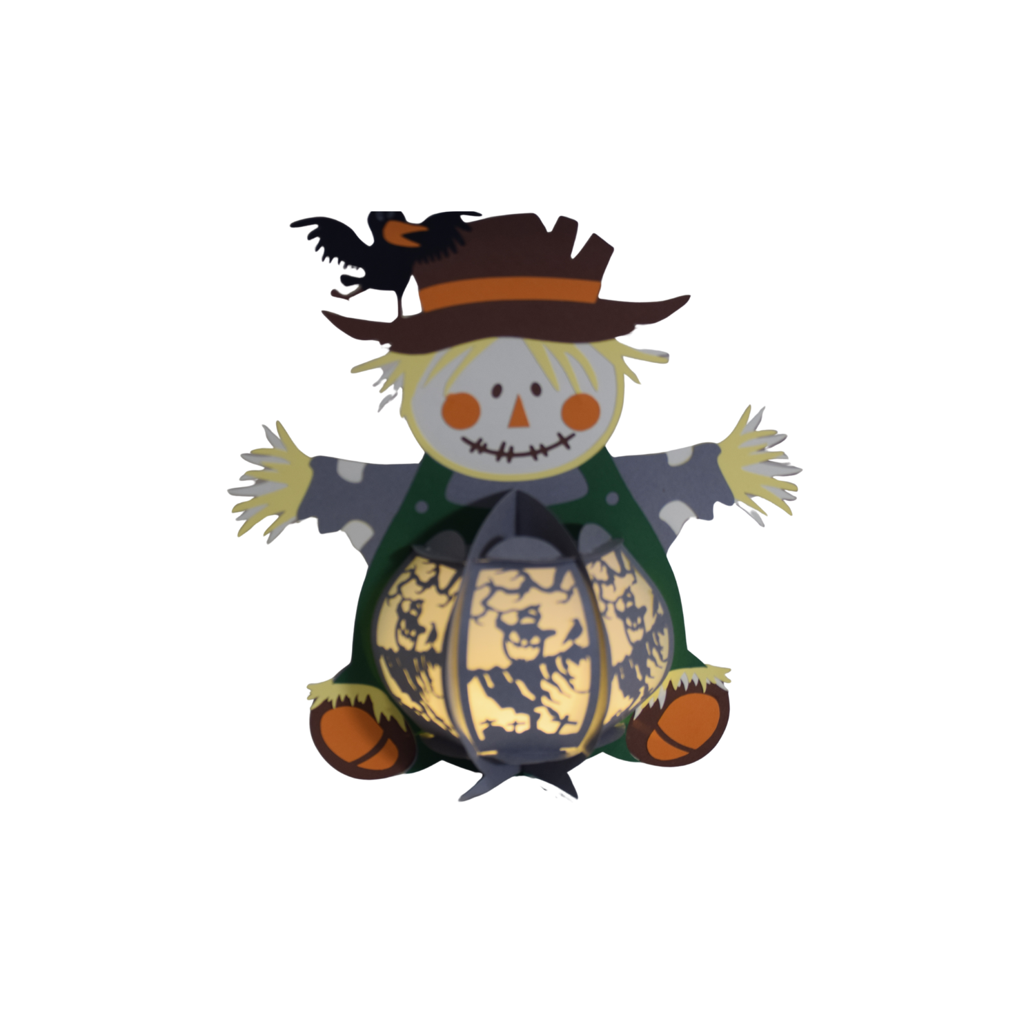 Boy Scarecrow Lantern