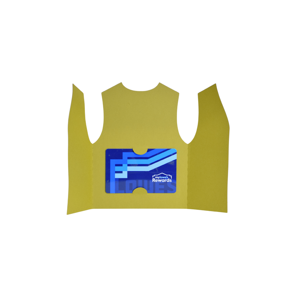 Fishing Vest Gift Card Holder