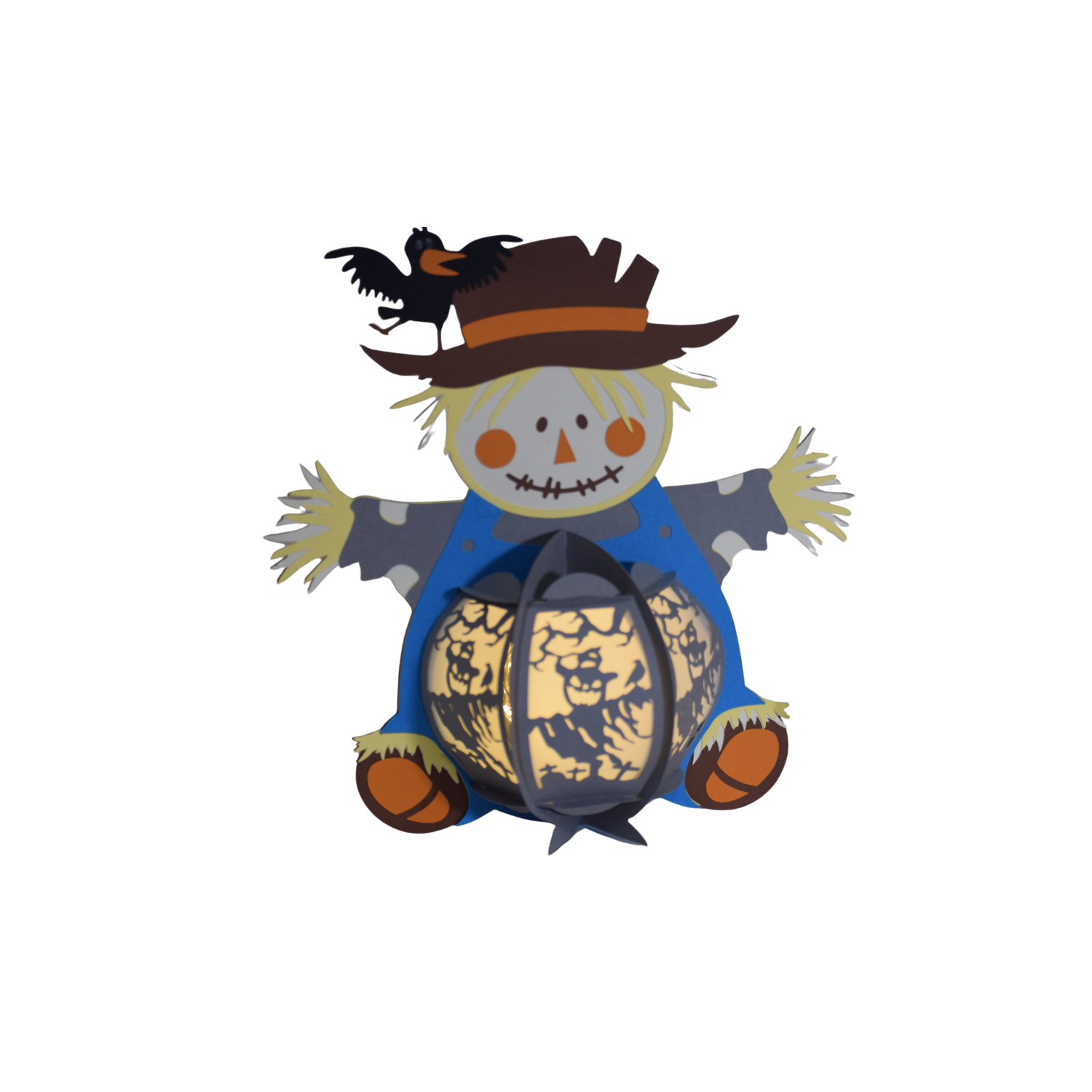 Boy Scarecrow Lantern