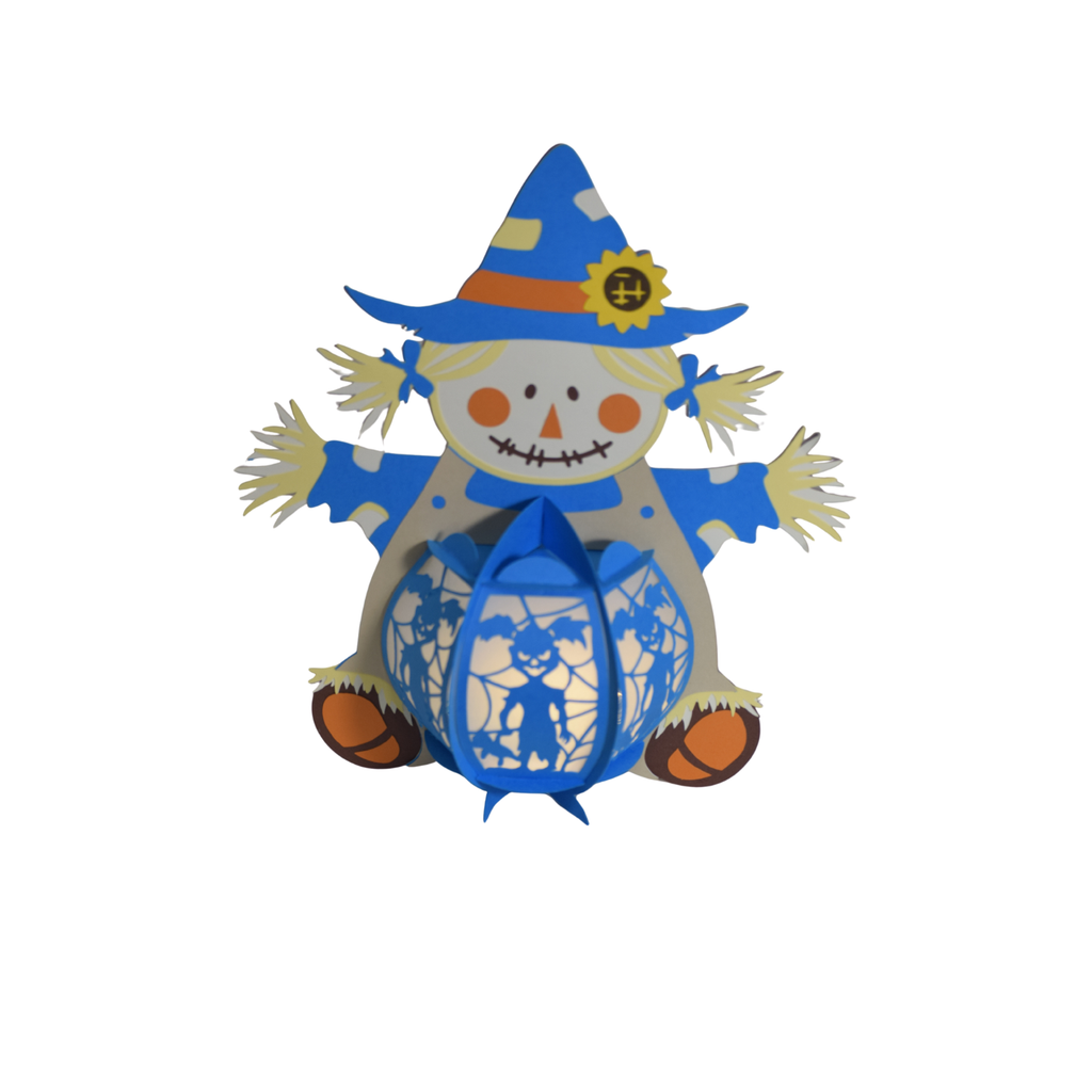 Girl Scarecrow Lantern