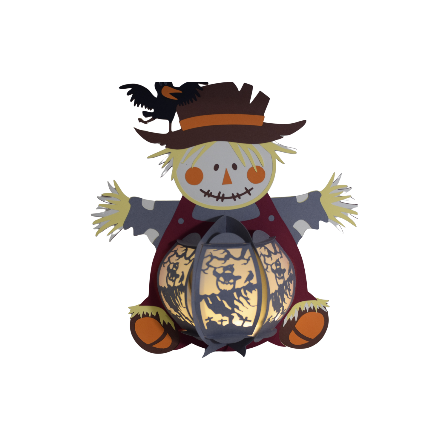 Boy Scarecrow Lantern