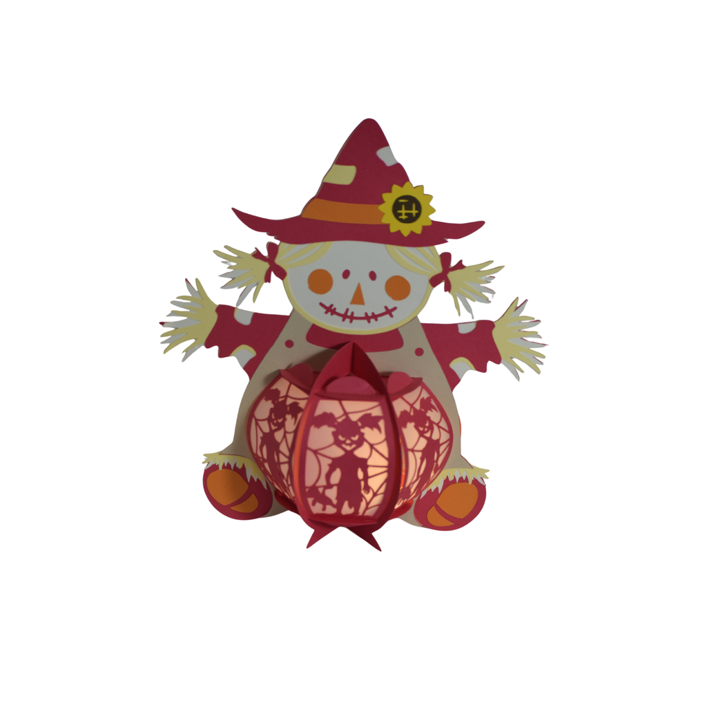Girl Scarecrow Lantern