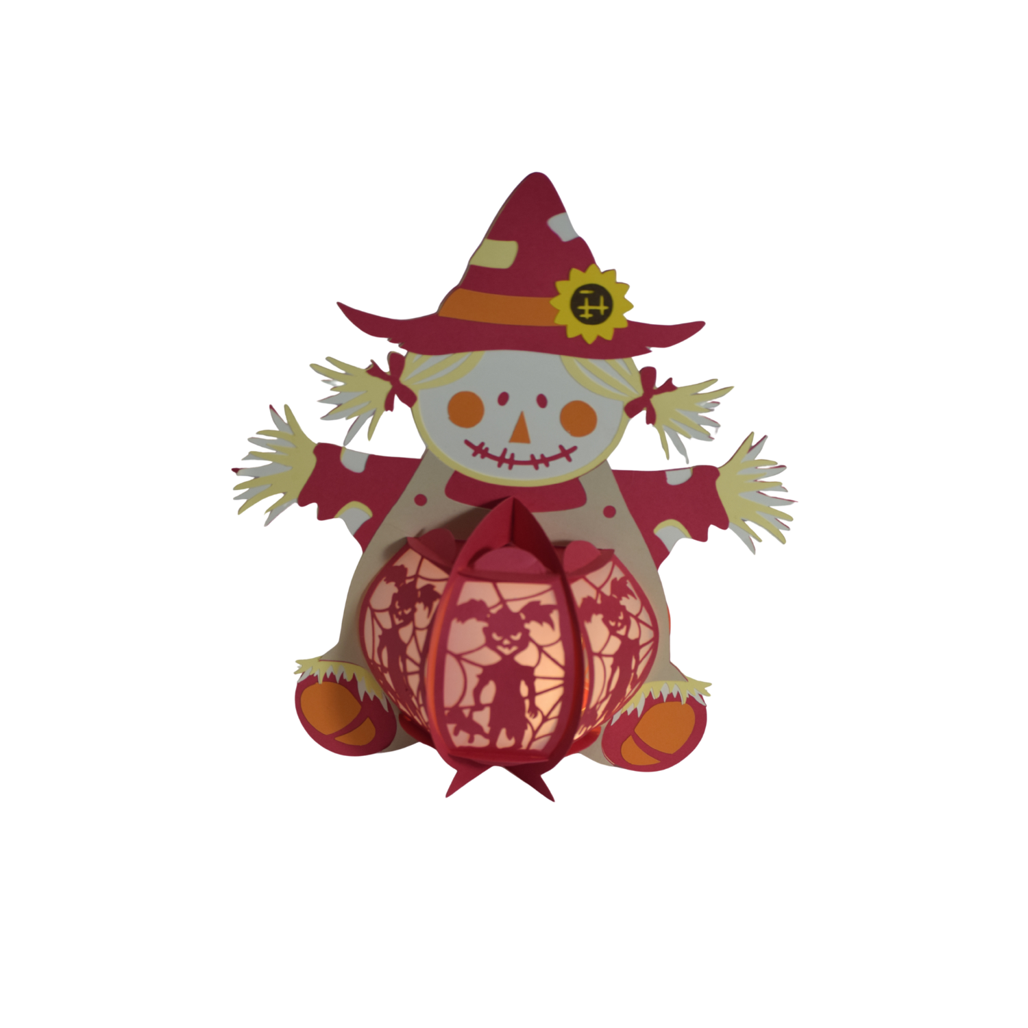 Girl Scarecrow Lantern