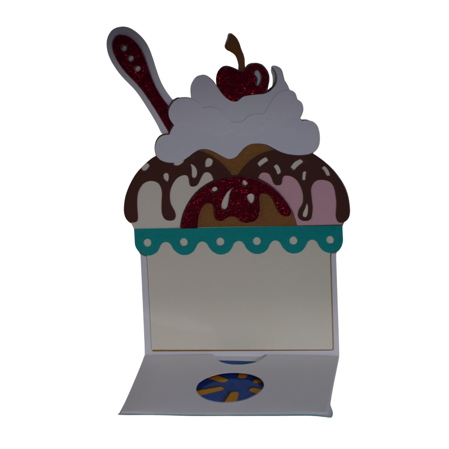 Ice Cream Sundae Gift Card Holder